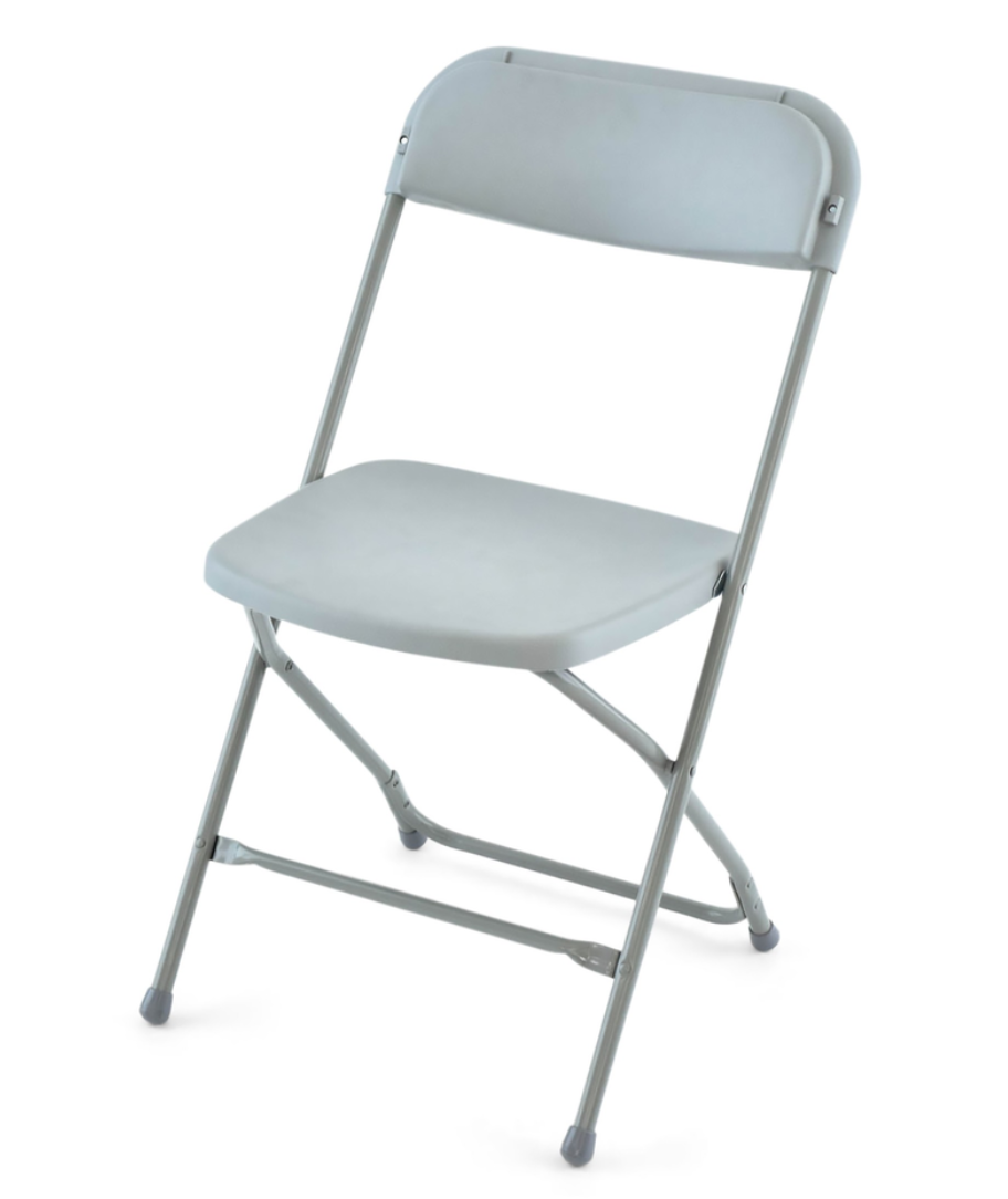 White Plastic Folding Chairs – Multiple Colors Available