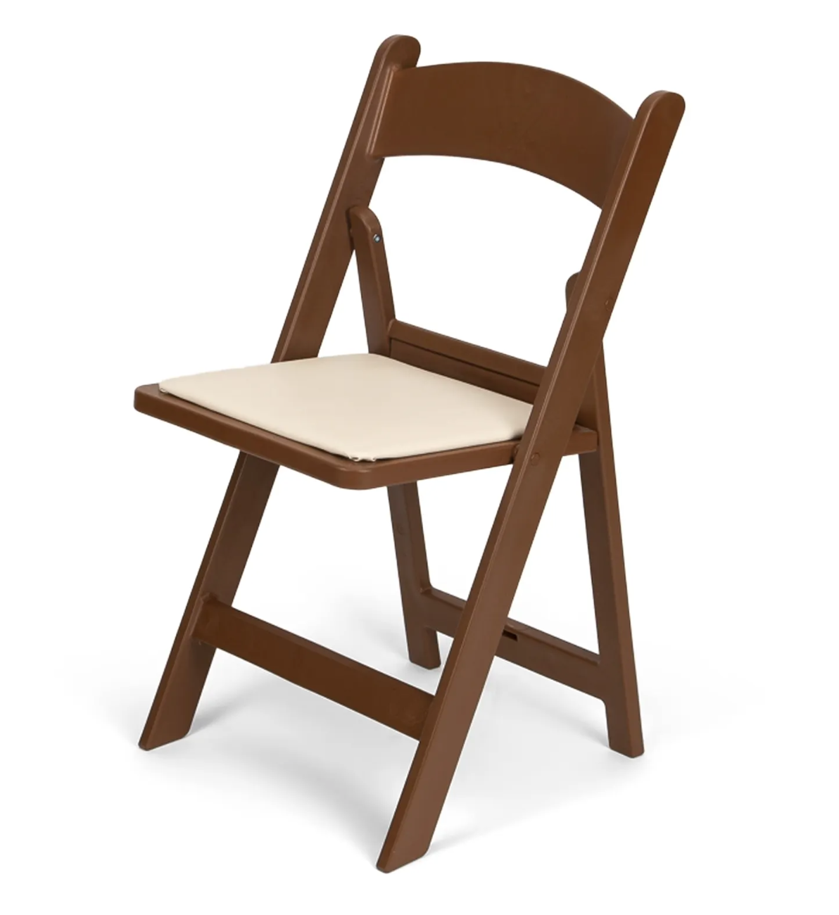 White Resin Folding Chair