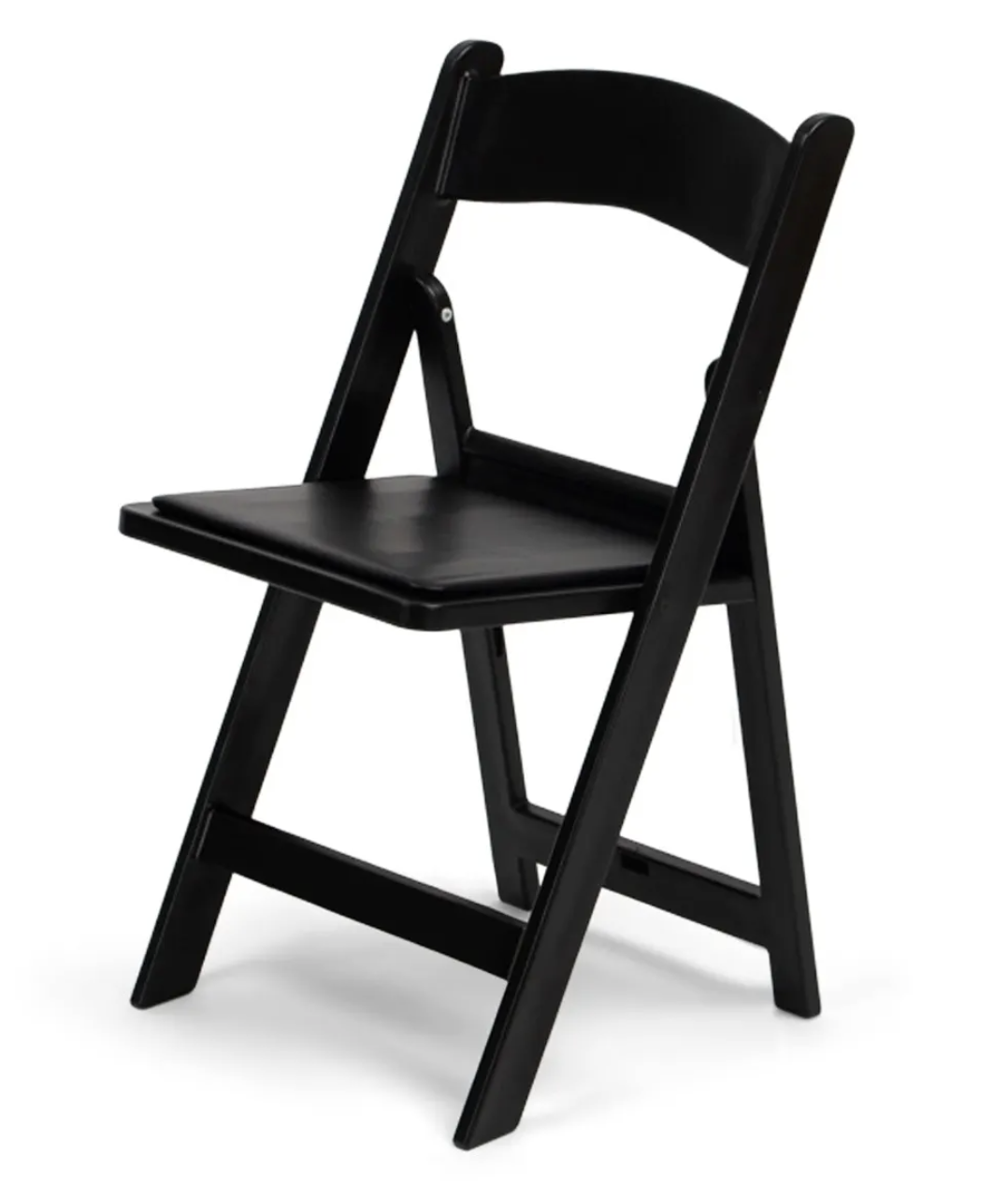 White Resin Folding Chair