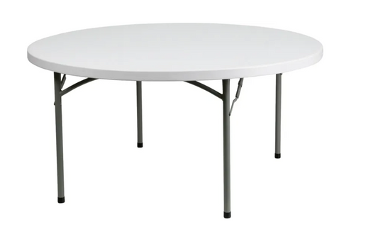60'' Round Plastic Folding Table
