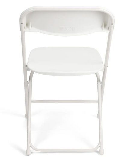 White Plastic Folding Chair