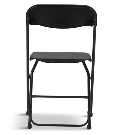 Black Plastic Folding Chair