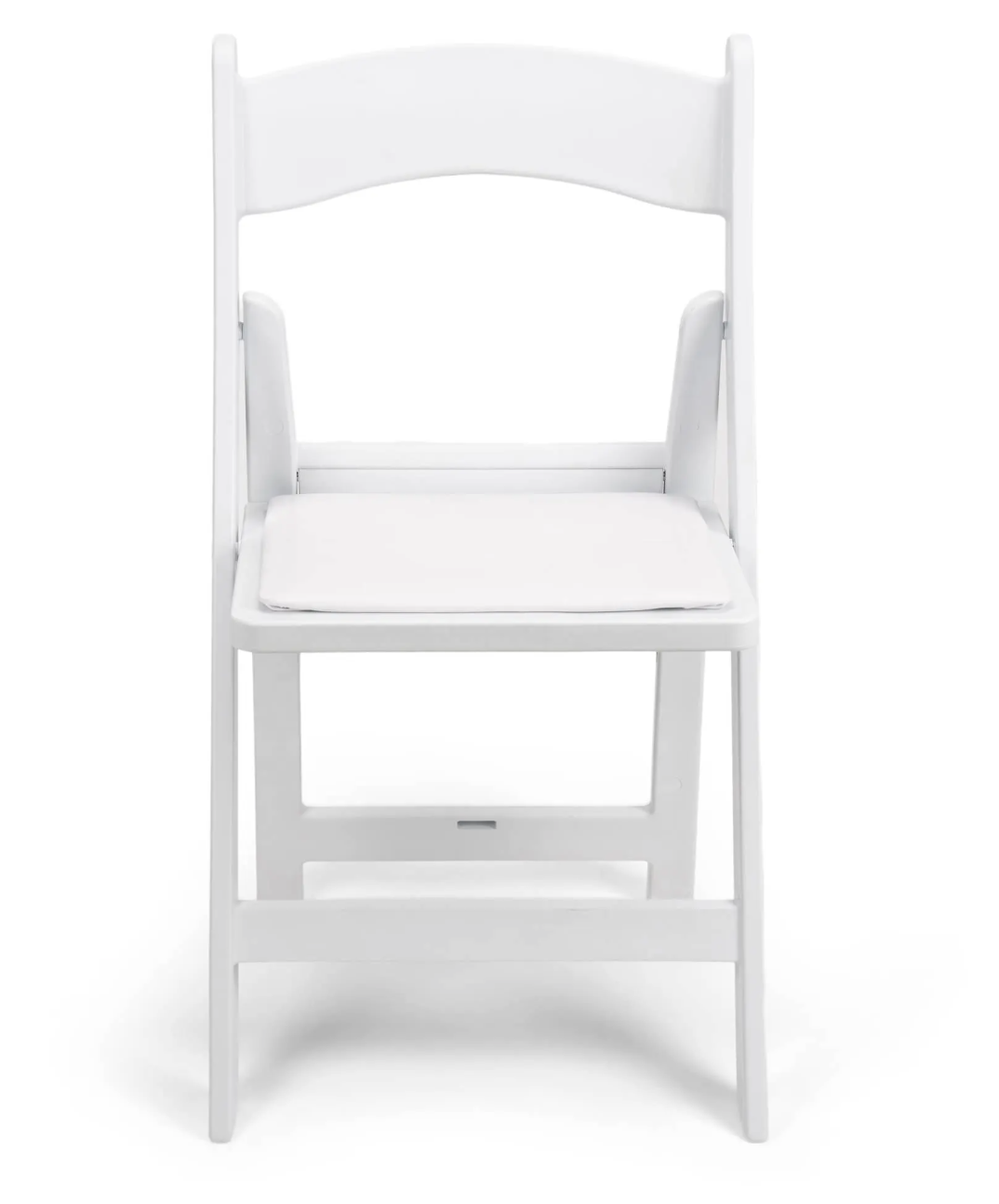 White Resin Folding Chair