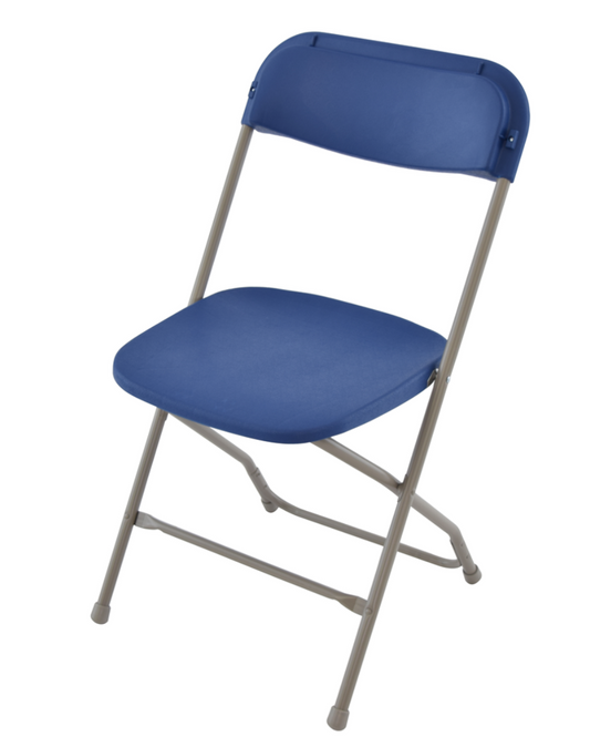 White Plastic Folding Chairs – Multiple Colors Available